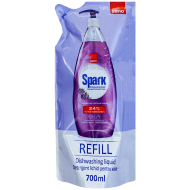 Detergent lichid, rezervă, pentru vase Sano Spark lavandă, 700 ml
